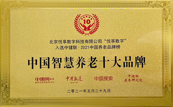 2021中國智慧養(yǎng)老十大品牌