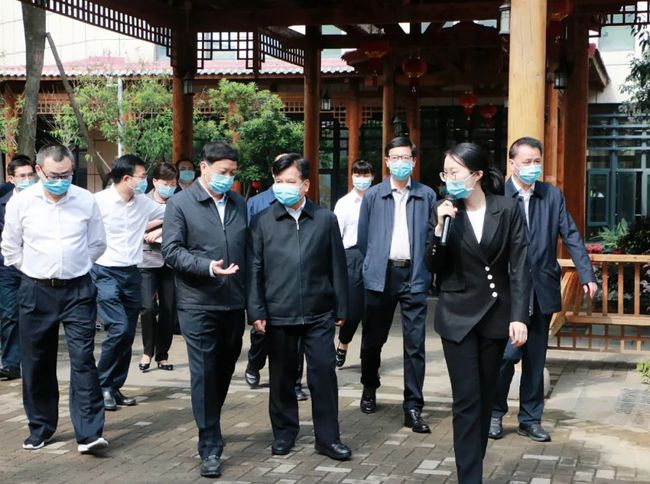 國(guó)家民政部李紀(jì)恒部長(zhǎng)一行蒞臨福州市國(guó)德老年康養(yǎng)中心視察(圖1)